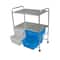 Mind Reader Silver All Purpose Utility Cart